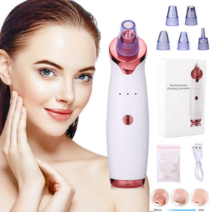 Open image in slideshow, Skiny Boo® Blackhead, Black Dot, Acne, Black Head Pore Removing &amp; Face Cleaning Vacuum Beauty Skin Care Tool
