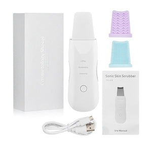 Open image in slideshow, Skiny Boo® Ultrasonic Skin Scrubber For Deep Pore Cleaning
